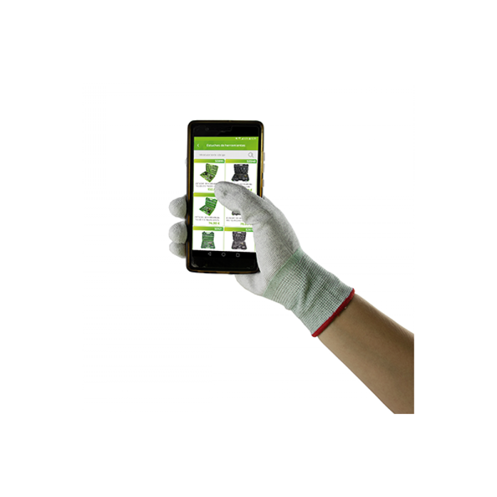 Manusi de lucru pentru ecrane tactile t.8 jbm - 52570 - JBM