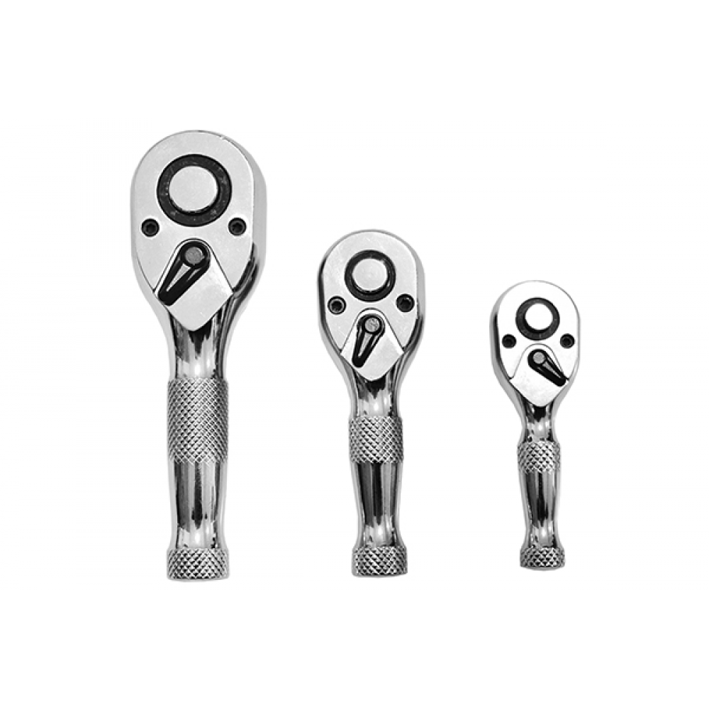 Set 3 clichet scurt 1/2`. 3/8`. 1/4 ` - crom jbm - 53671 - JBM