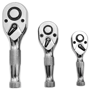 Set 3 clichet scurt 1/2`. 3/8`. 1/4 ` - crom jbm