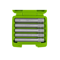 Set 5buc chei tubulare hexagonale lungi 120mm 3/8` jbm