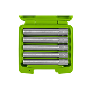 Set 5buc chei tubulare hexagonale lungi 120mm 3/8` jbm