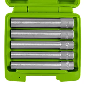 Set 5buc chei tubulare hexagonale lungi 120mm 3/8` jbm
