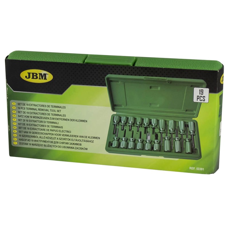 Set de 19 exractoare de papuci electrici jbm - 100961 - JBM