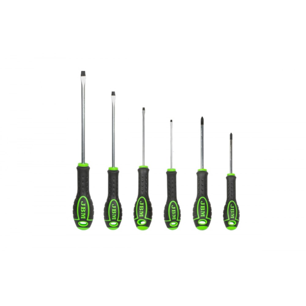 Set de 6 surubelnite (2 philips + 4 plate) jbm - 54070 - JBM