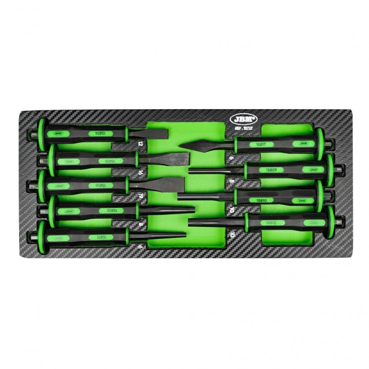 Set de dalti si dispozitive de scos cuie - 15737 - JBM