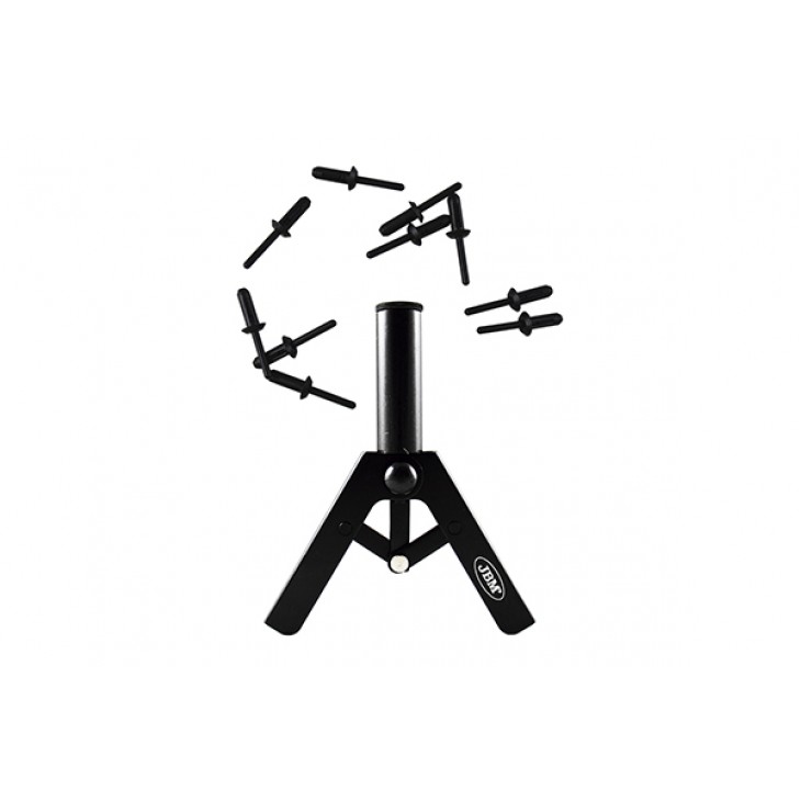 Set dispozitiv popnituri plastic + nituri de plastic jbm - 52609 - JBM