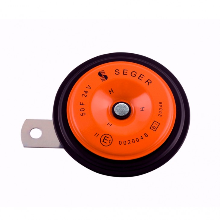 Claxon electromagnetic, tip disc, 24v 3a ton inalt - 50FI24.100.02K - SEGER
