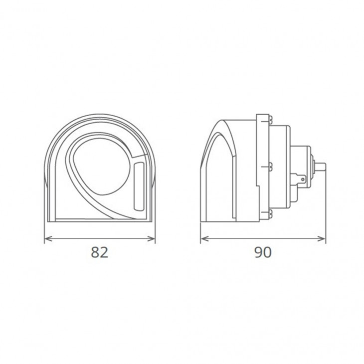 Set claxoane electromagnetice, tip melc, 24v 3a+3a ton inalt & jos, design light - 65GO24.100.02K - SEGER