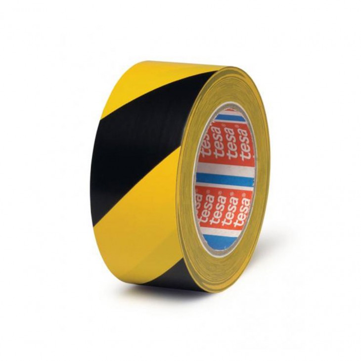 Banda marcare 33m50mm galben/negru - 04169-00063-94 - TESA