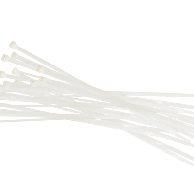 Coliere nylon albe 3.6*140 mm set 100 buc - 08965 - COBRA