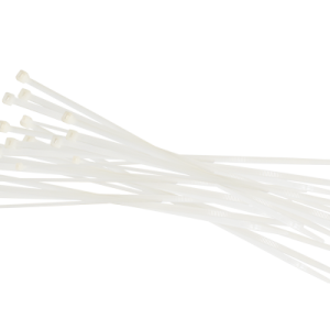 Coliere nylon albe 4.8*250 mm set 100 buc