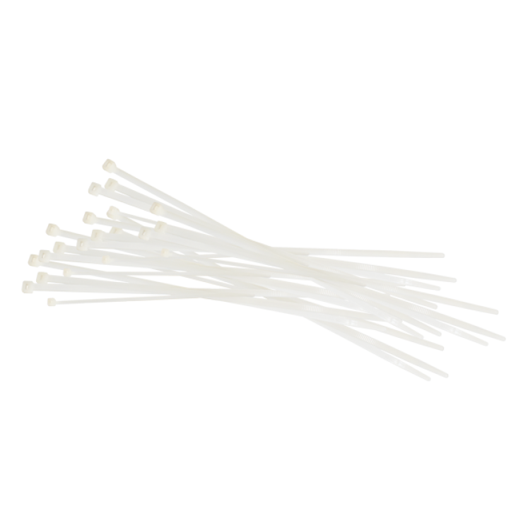 Coliere nylon albe 7.6*360 mm set 100 buc - 9440C - COBRA