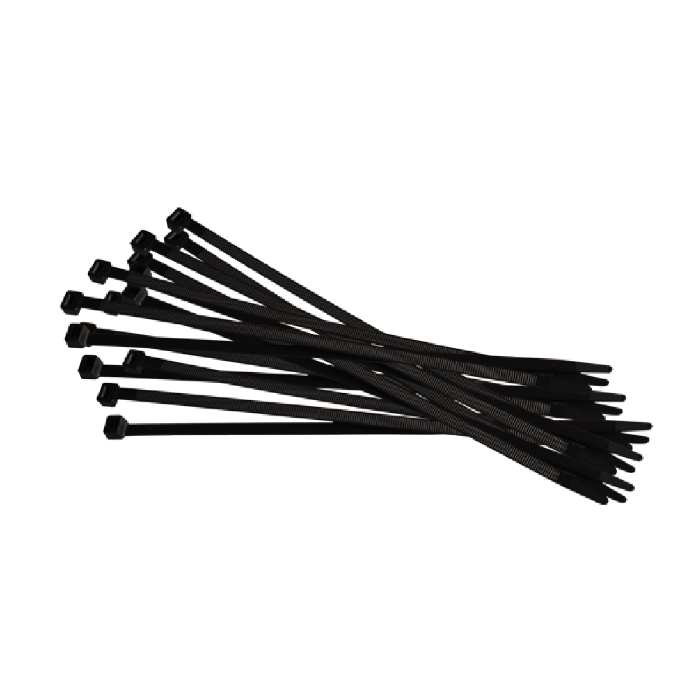 Coliere nylon negre 3.6*360 mm set 100 buc - 9171C - COBRA