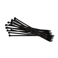 Coliere nylon negre 3.6*360 mm set 100 buc