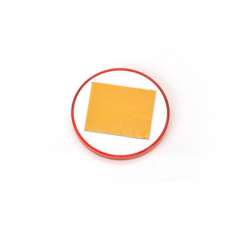 Catadioptru rotund cu adeziv, 842 fi-61, rosu was