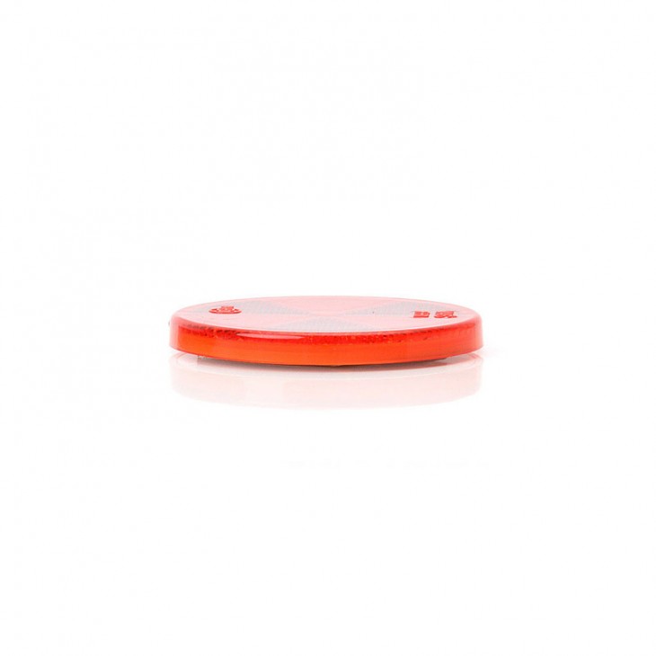 Catadioptru rotund cu adeziv, 842 fi-61, rosu was - 842 - WAS
