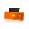 Lampa gabarit led 1412 w201, 12v-24v, pozitie portocaliu was - 110603 - WAS