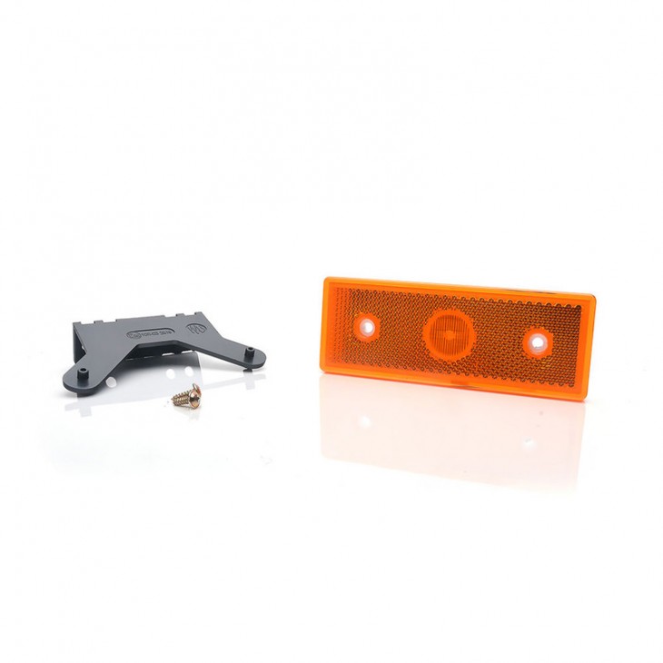 Lampa gabarit led 1412 w201, 12v-24v, pozitie portocaliu was - 1412 - WAS