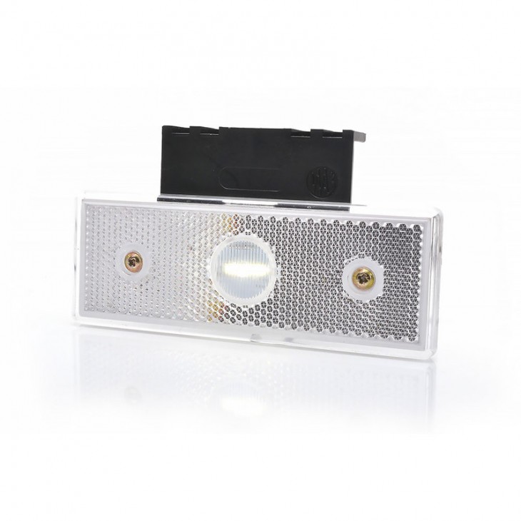 Lampa gabarit led 1414 w201, 12v-24v, pozitie alb was - 1414 - WAS