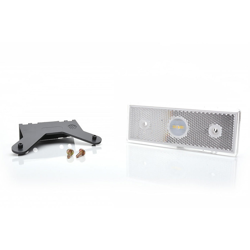 Lampa gabarit led 1414 w201, 12v-24v, pozitie alb was - 110606 - WAS