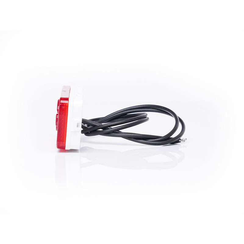 Lampa gabarit led 2034 w254, 12v-24v, pozitie rosu was - 110608 - WAS