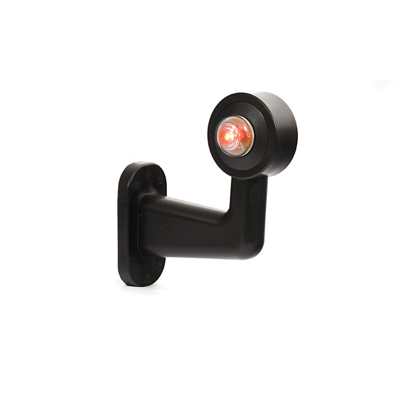 Lampa gabarit led cu brat 135l/i w21.2, 12v-24v, pozitie alb / rosu dreapta was - 110598 - WAS
