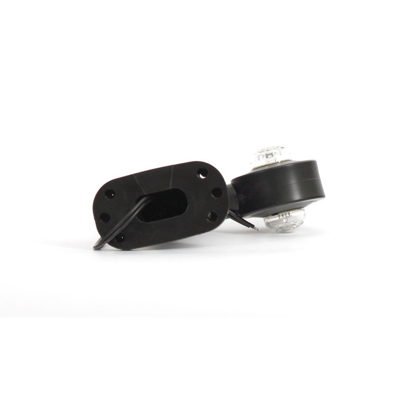 Lampa gabarit led cu brat 135l/i w21.2, 12v-24v, pozitie alb / rosu dreapta was - 110598 - WAS