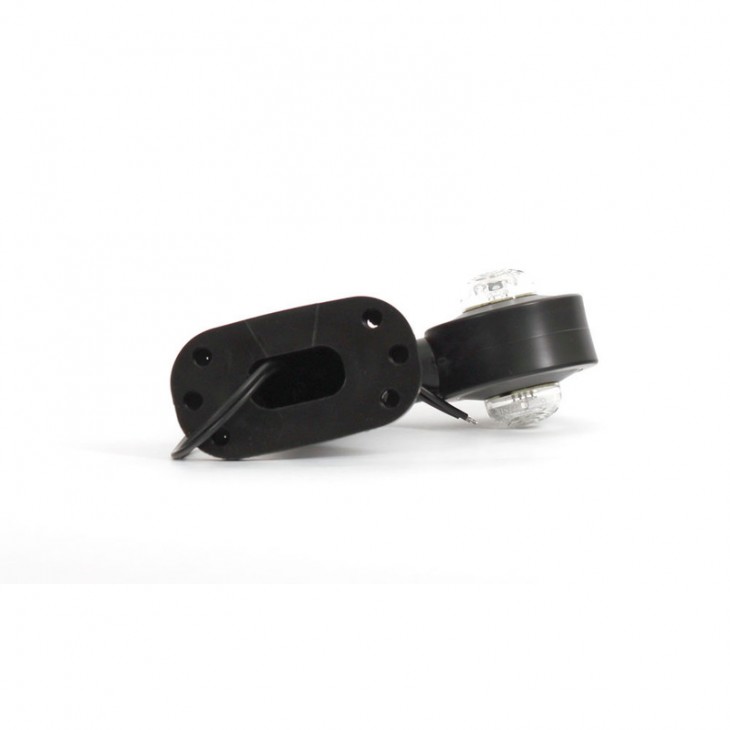 Lampa gabarit led cu brat 135l/i w21.2, 12v-24v, pozitie alb / rosu stanga was - 135L/I - WAS
