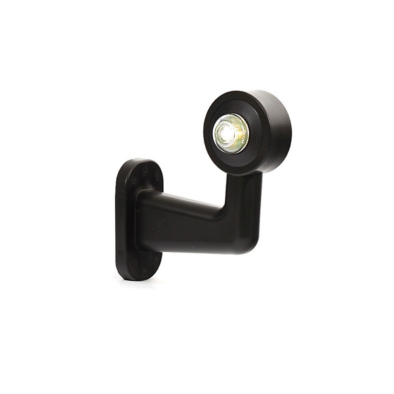 Lampa gabarit led cu brat 135l/i w21.2, 12v-24v, pozitie alb / rosu stanga was - 110599 - WAS