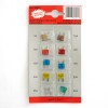 Blister cu 10 mini sigurante fuzibile 5/ 7.5/ 10/ 15/ 20/ 25/ 30 a cod culoare - 51417 - TECNOPART