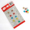 Blister cu 10 mini sigurante fuzibile 5/ 7.5/ 10/ 15/ 20/ 25/ 30 a cod culoare - 51417 - TECNOPART