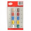Blister cu 10 sigurante fuzibile 5/ 7.5/ 10/ 15/ 20/ 25/ 30 a cod culoare - 32800-TEC - TECNOPART