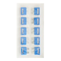 Blister sigurante fuzibile albastre 15a set de 10 buc