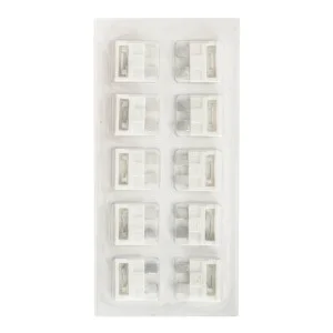 Blister sigurante fuzibile albe 25a set de 10 buc, TECNOPART