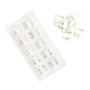 Blister sigurante fuzibile albe 25a set de 10 buc, TECNOPART