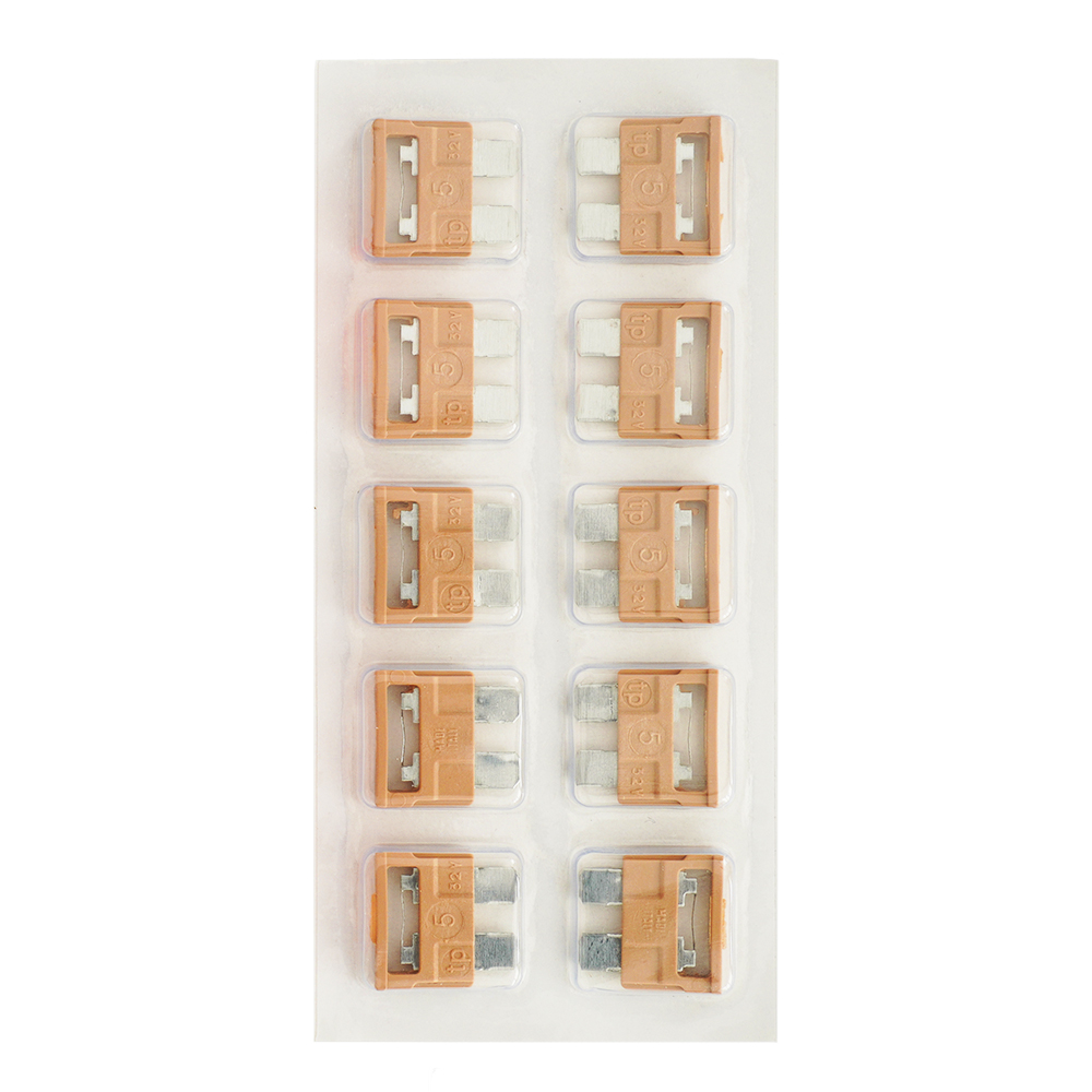 Blister sigurante fuzibile bej 5a set de 10 buc - 30522-TEC - TECNOPART
