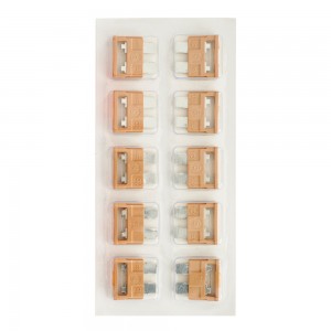 Blister sigurante fuzibile bej 5a set de 10 buc