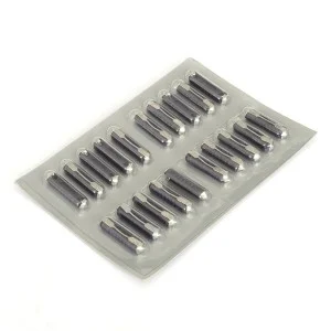 Blister sigurante fuzibile cilindrice 5a mov set 20 buc, TECNOPART