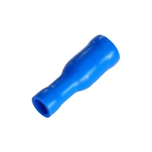 Set 100 mansoane electrice izolate total albastre cilindric 5mm, TECNOPART