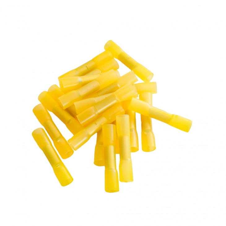 Set 100 mansoane termocontractabile de lipit galbene 6mm - 82261/1-TEC - TECNOPART