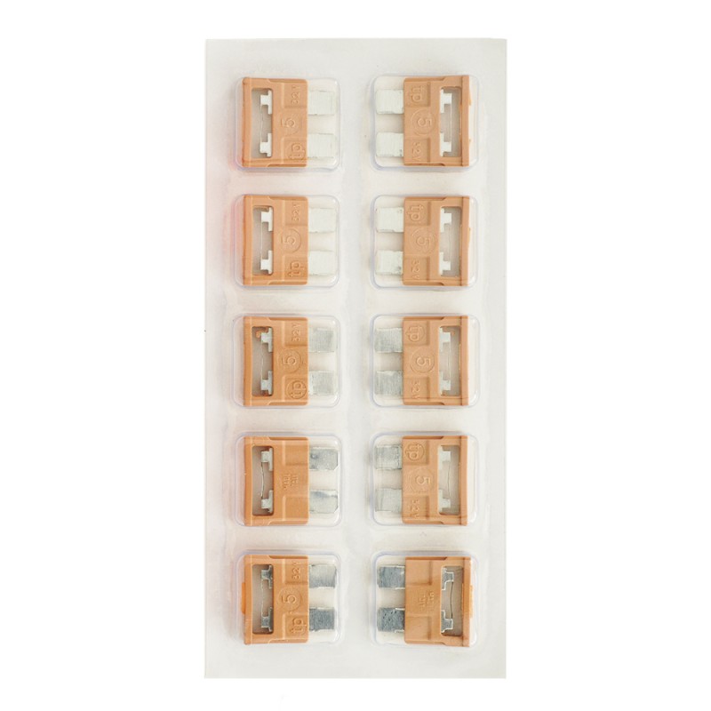 Set 5 blistere sigurante fuzibile bej 5a set de 10 buc - 116439 - TECNOPART