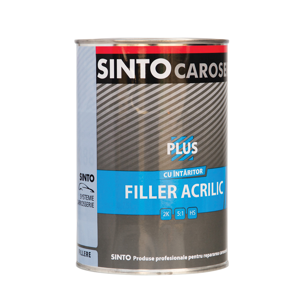 Filler acrilic plus 5:1 cu intaritor - gri 0.75l + 0.15l sinto - SIN16666 - SINTO