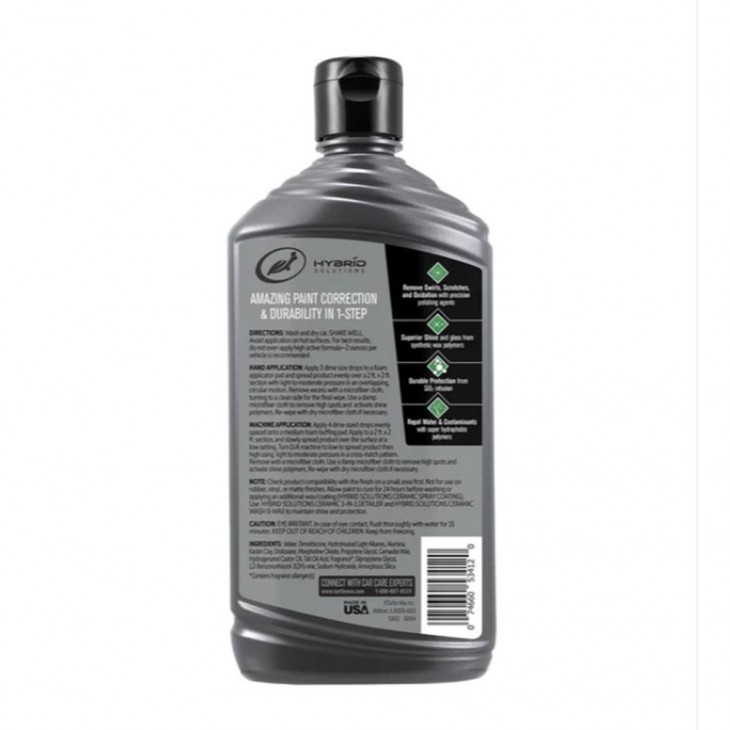 Polish si ceara ceramica hybrid solutions turtle wax 500 ml - 106639 - TURTLE
