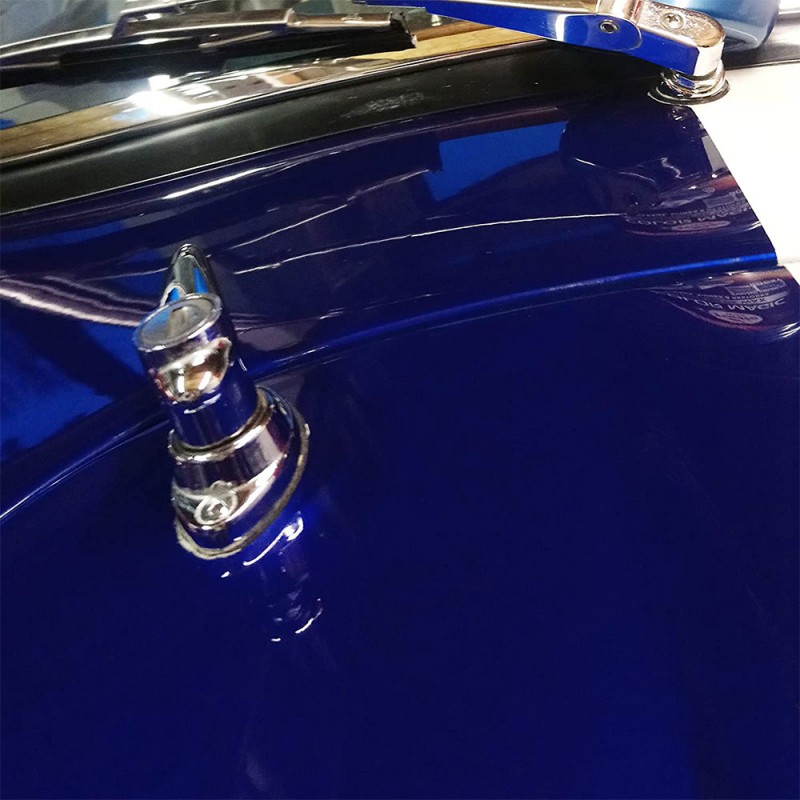 Pasta polish 3 in 1 turtle wax color magic ultra blue wax, 500ml