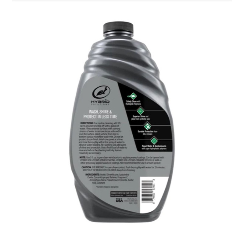Sampon auto cu ceara ceramica turtle 1.42l - 106638 - TURTLE