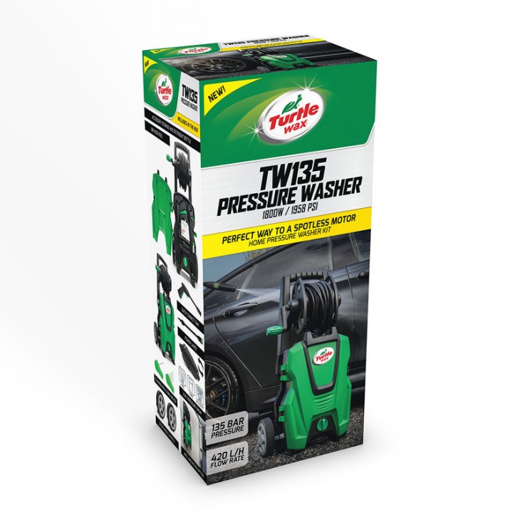 Turtle wax aparat spalat cu presiune 135 bar 1800w - TW MNYTW135 - TURTLE
