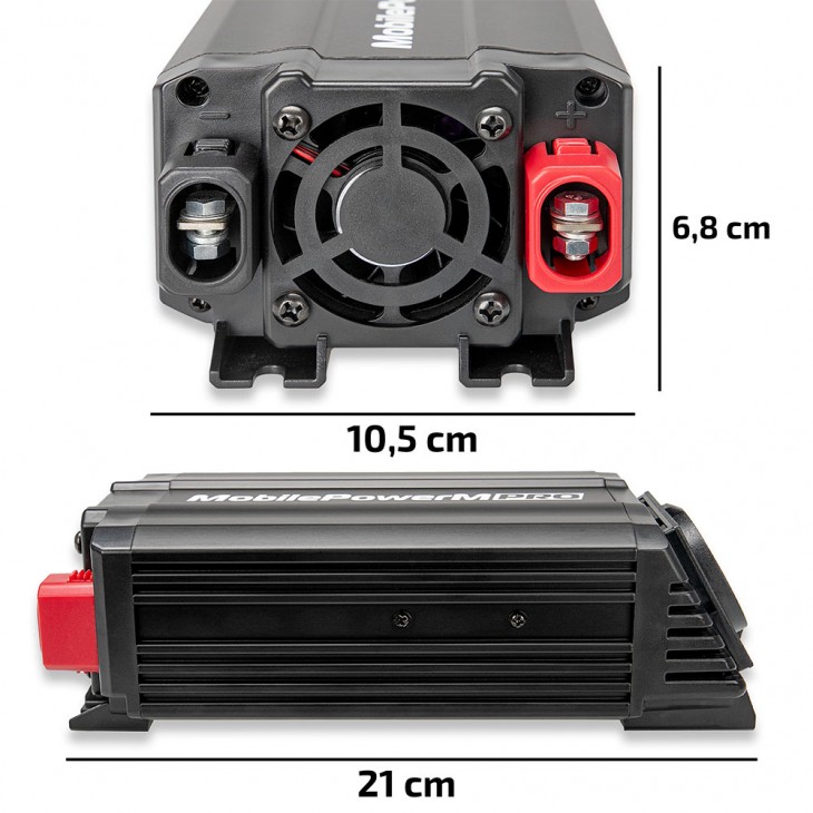 Invertor de tensiune heyner premium m pro 300-600w alimentare 12v iesire 230v cu usb - 110406 - HEYNER
