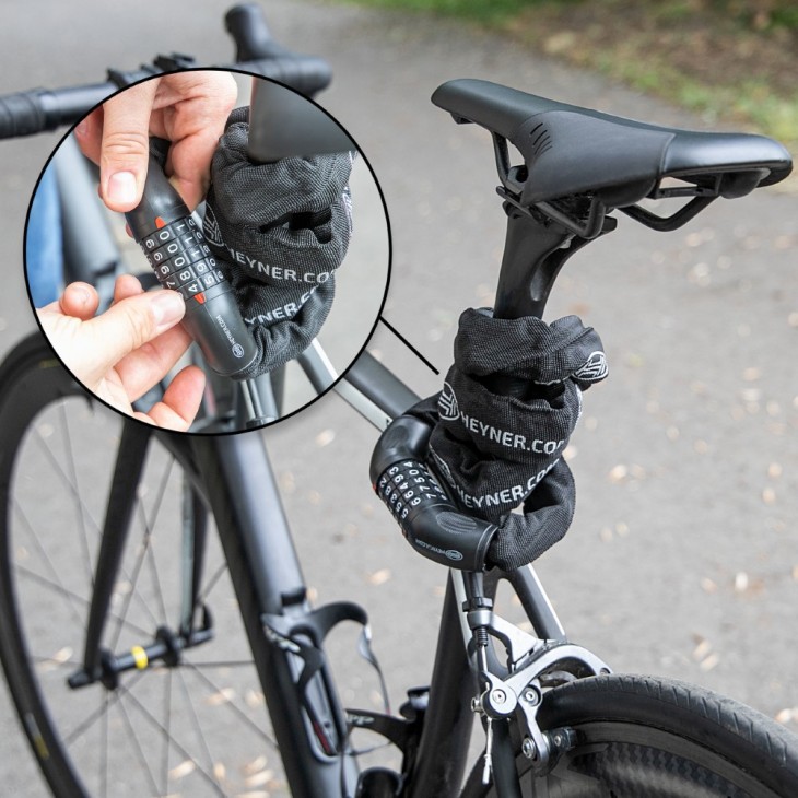 Antifurt pentru bicicleta 90 cm cu cifru - 851090 - HEYNER