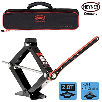 Cric mecanic premium 2t 'black edition' heyner