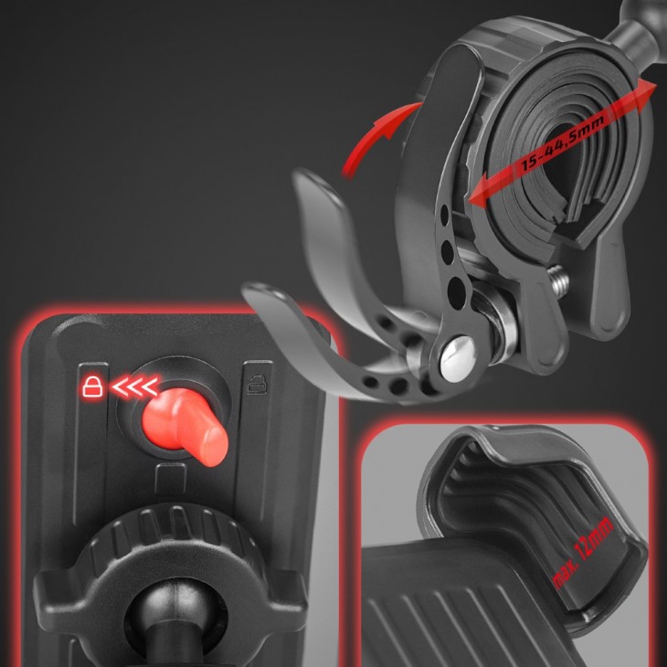 Suport telefon pentru bicicleta - 511840 - HEYNER